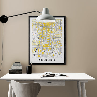 Columbia Missouri Map