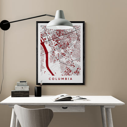 Columbia South Carolina Map