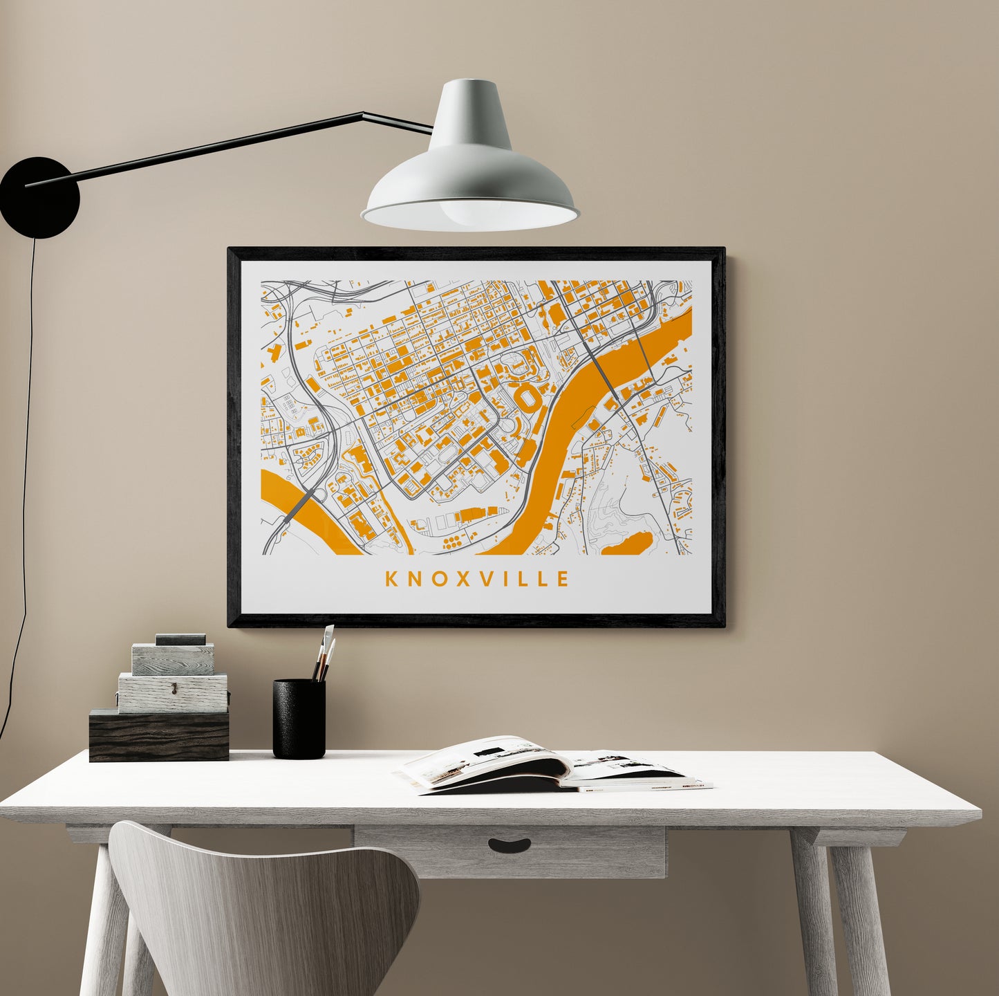 Knoxville Tennessee Map