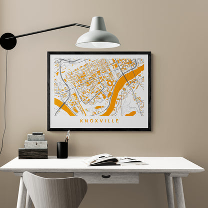 Knoxville Tennessee Map