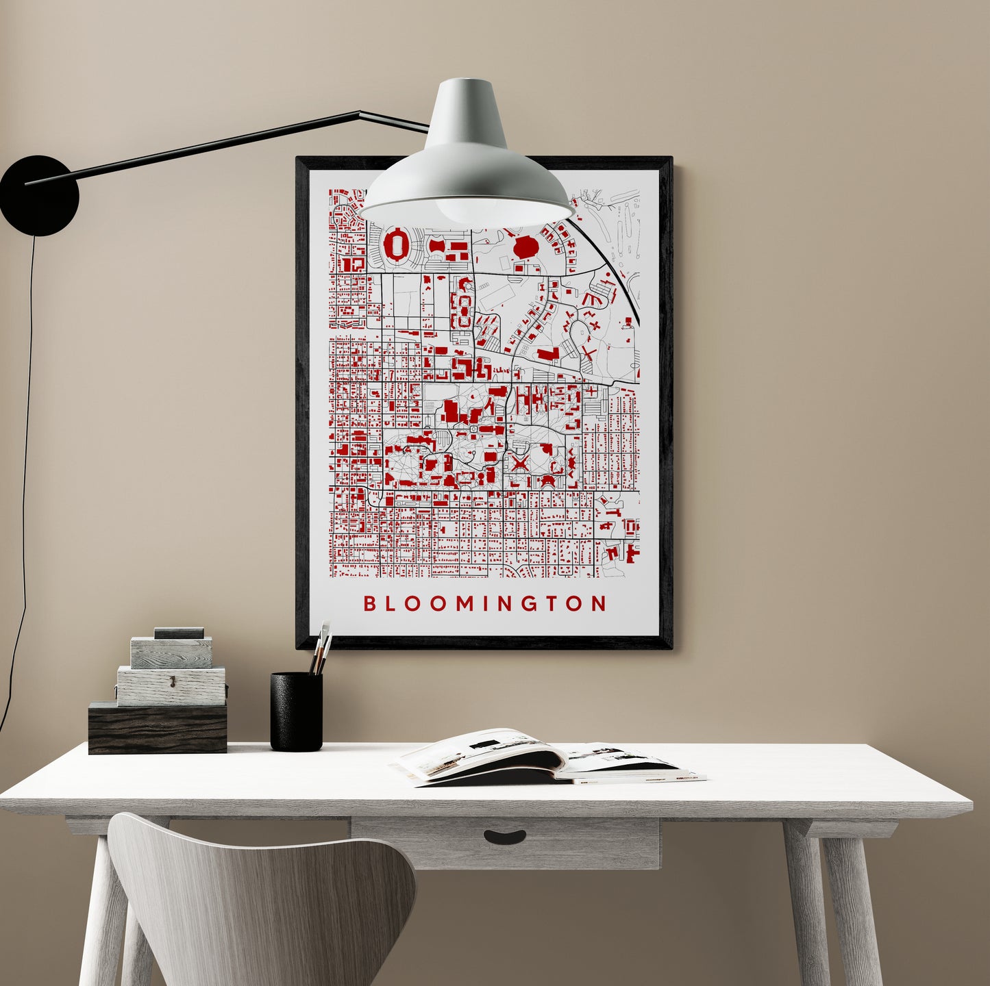 Bloomington Indiana Map