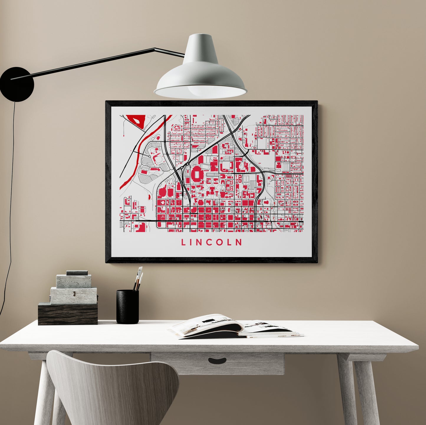 Lincoln Nebraska Map