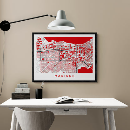 Madison Wisconsin Map