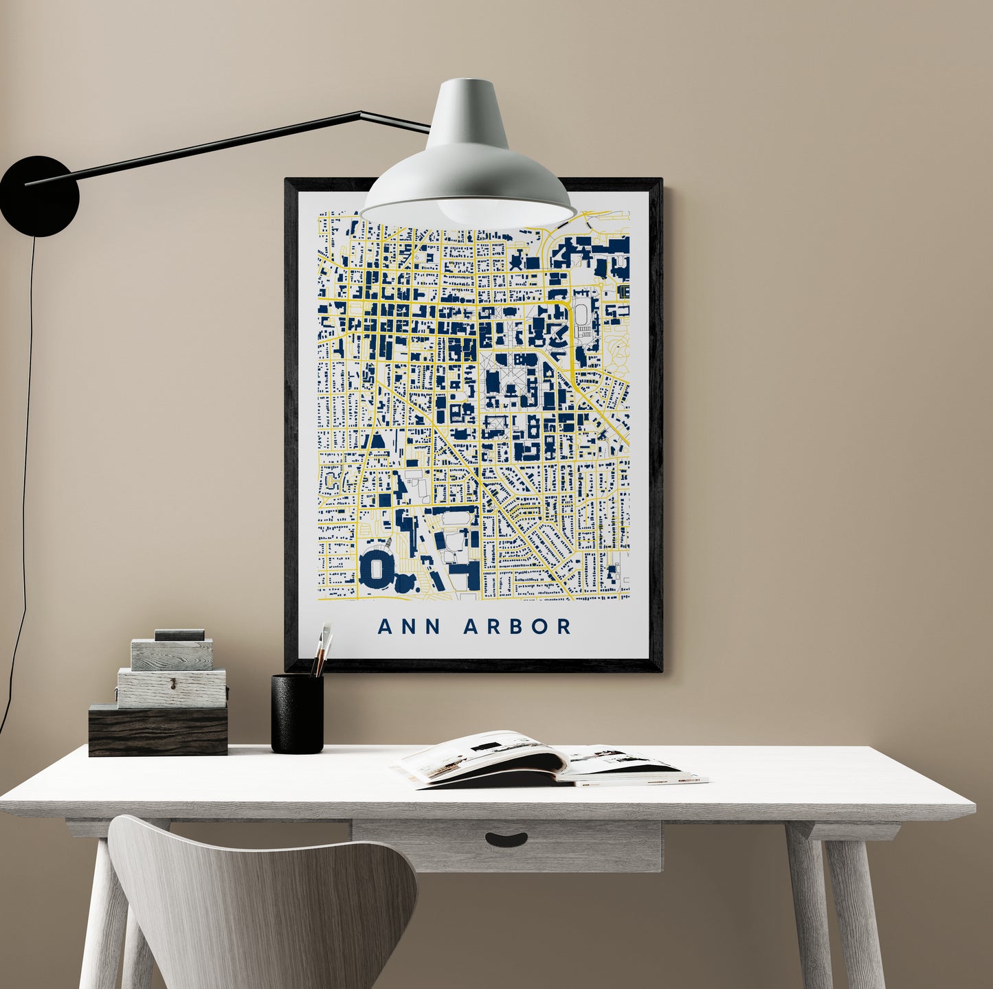 Ann Arbor Michigan Map