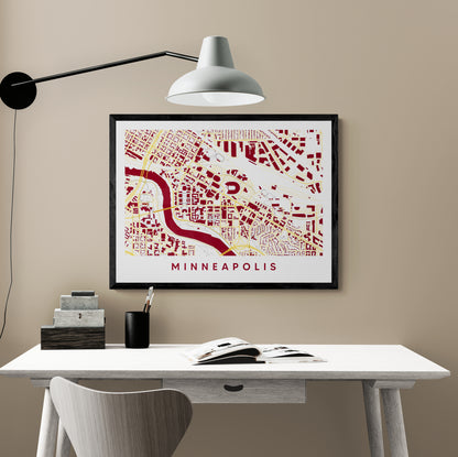 Minneapolis Minnesota Map