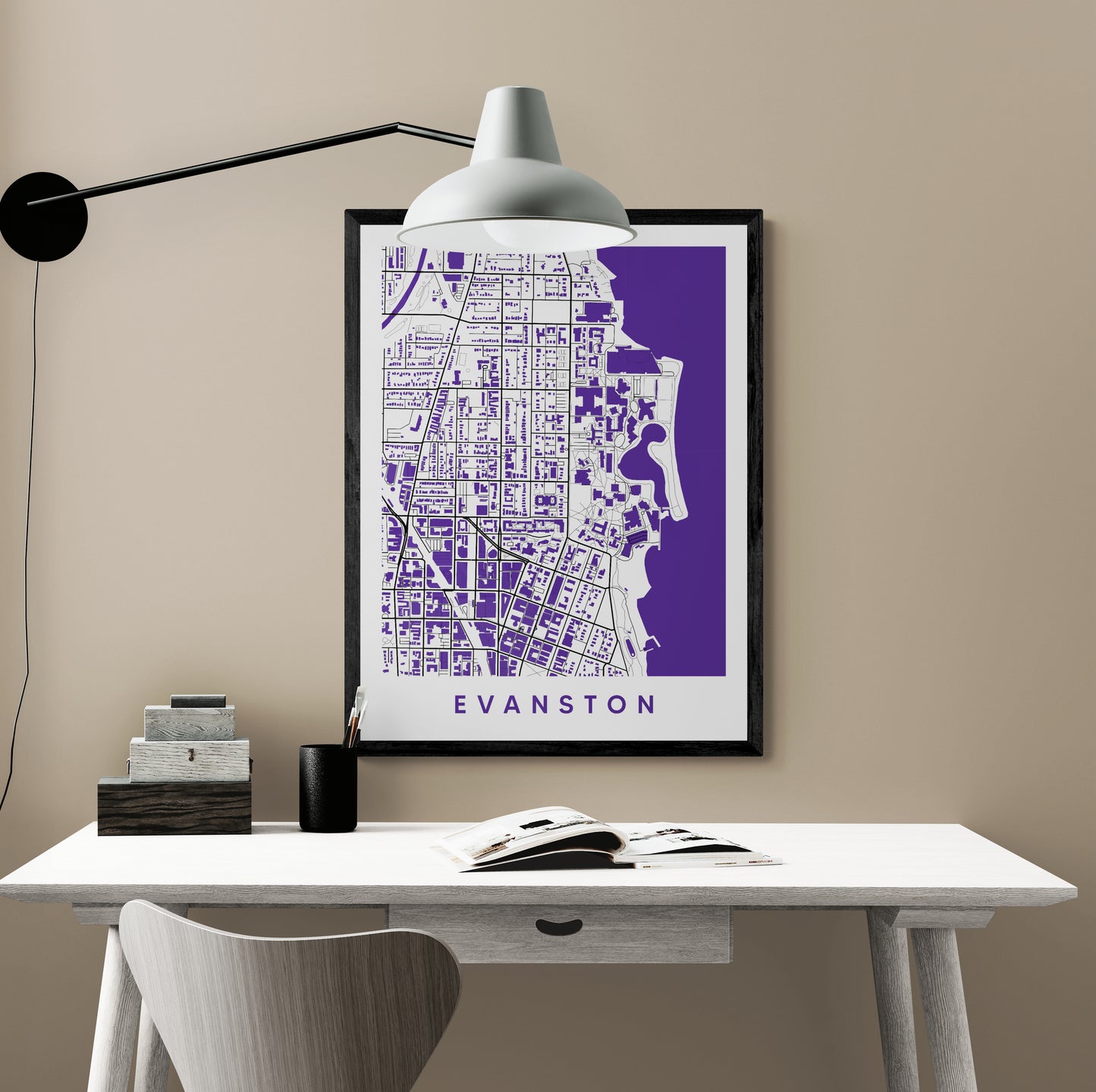 Evanston Illinois Map