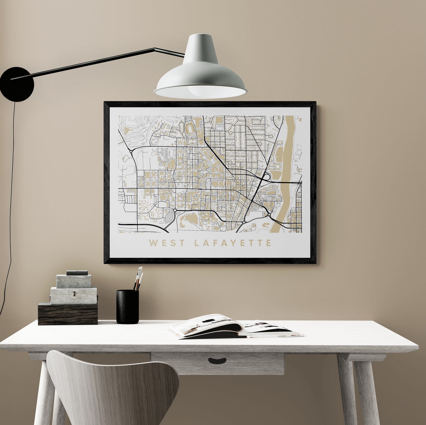 West Lafayette Map