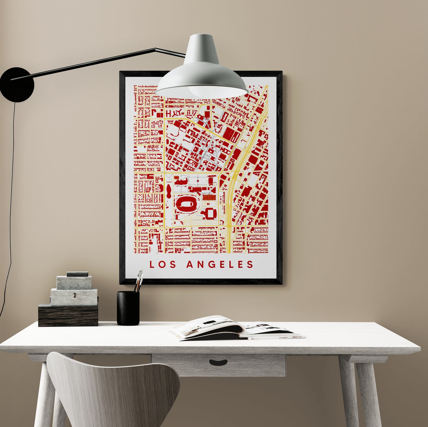 Los Angeles California Map