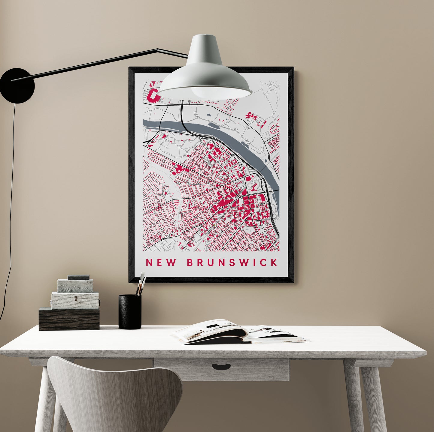 New Brunswick New Jersey Map