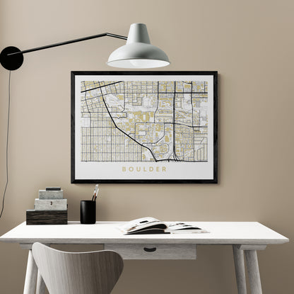 Boulder Colorado Map