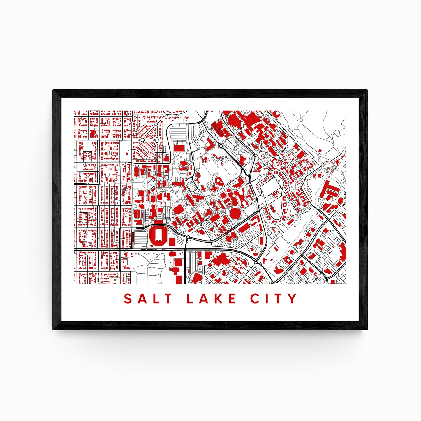 Salt Lake City Utah Map