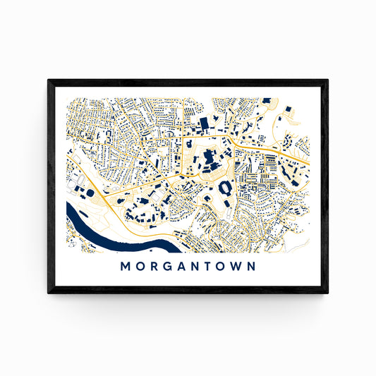 Morgantown West Virginia Map