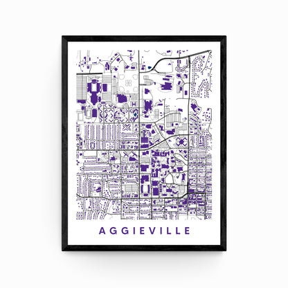 Aggieville Kansas Map