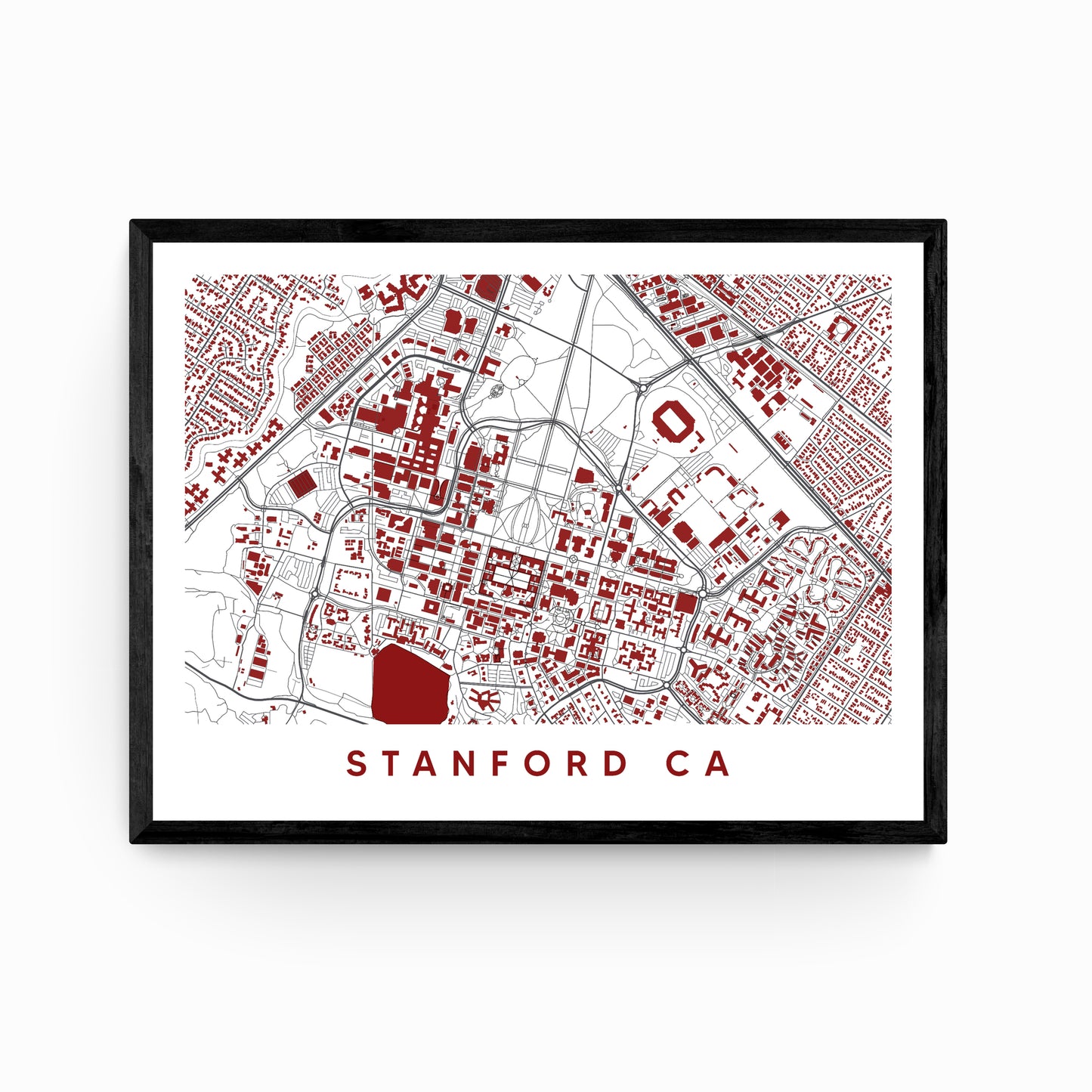 Stanford California Map