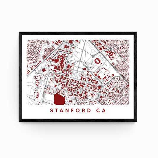 Stanford California Map