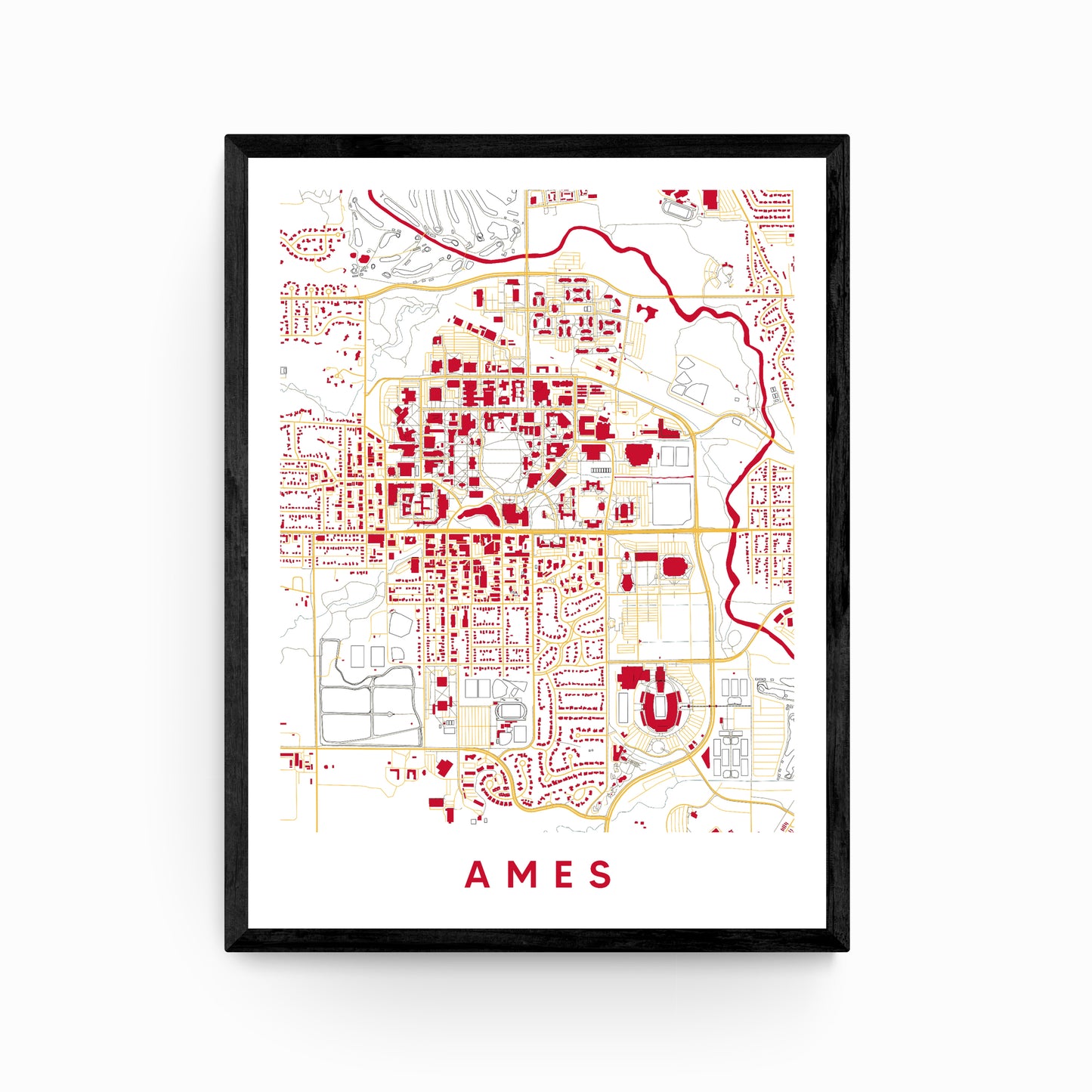 Ames Iowa Map