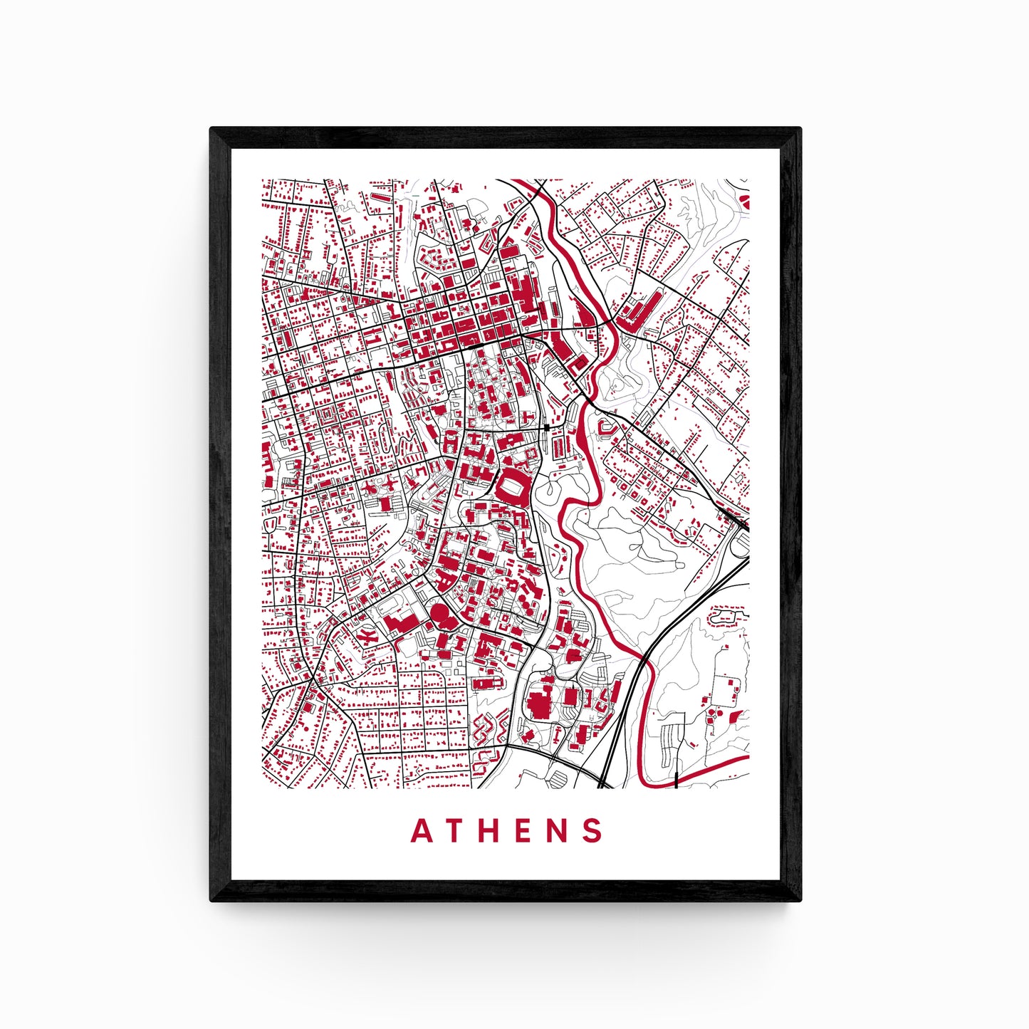 Athens GA Map