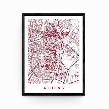 Athens GA Map