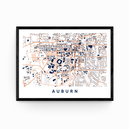 Auburn AL Map