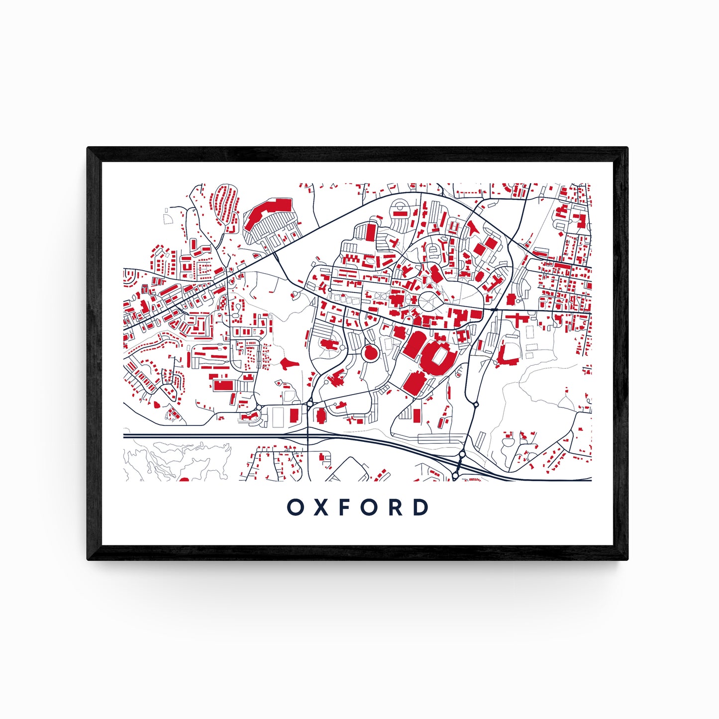 Oxford MS Map