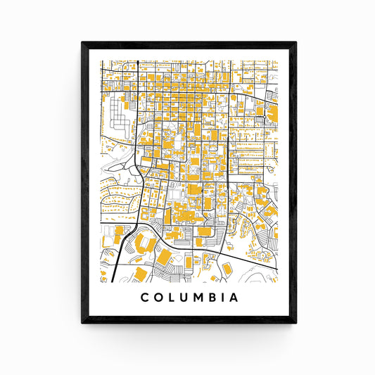 Columbia Missouri Map