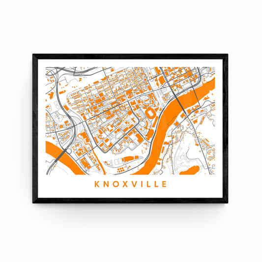 Knoxville Tennessee Map