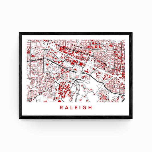 Raleigh NC Map