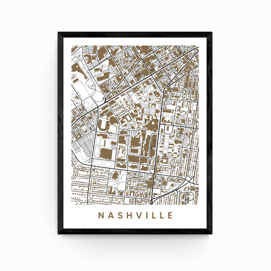 Nashville Tennessee Map