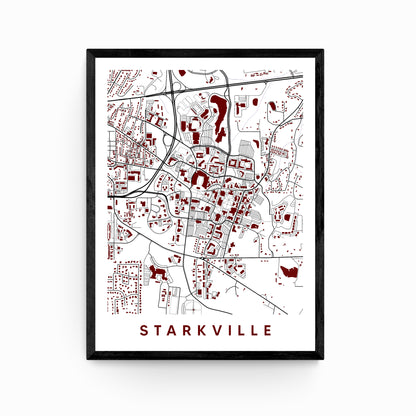 Starkville Mississippi Map