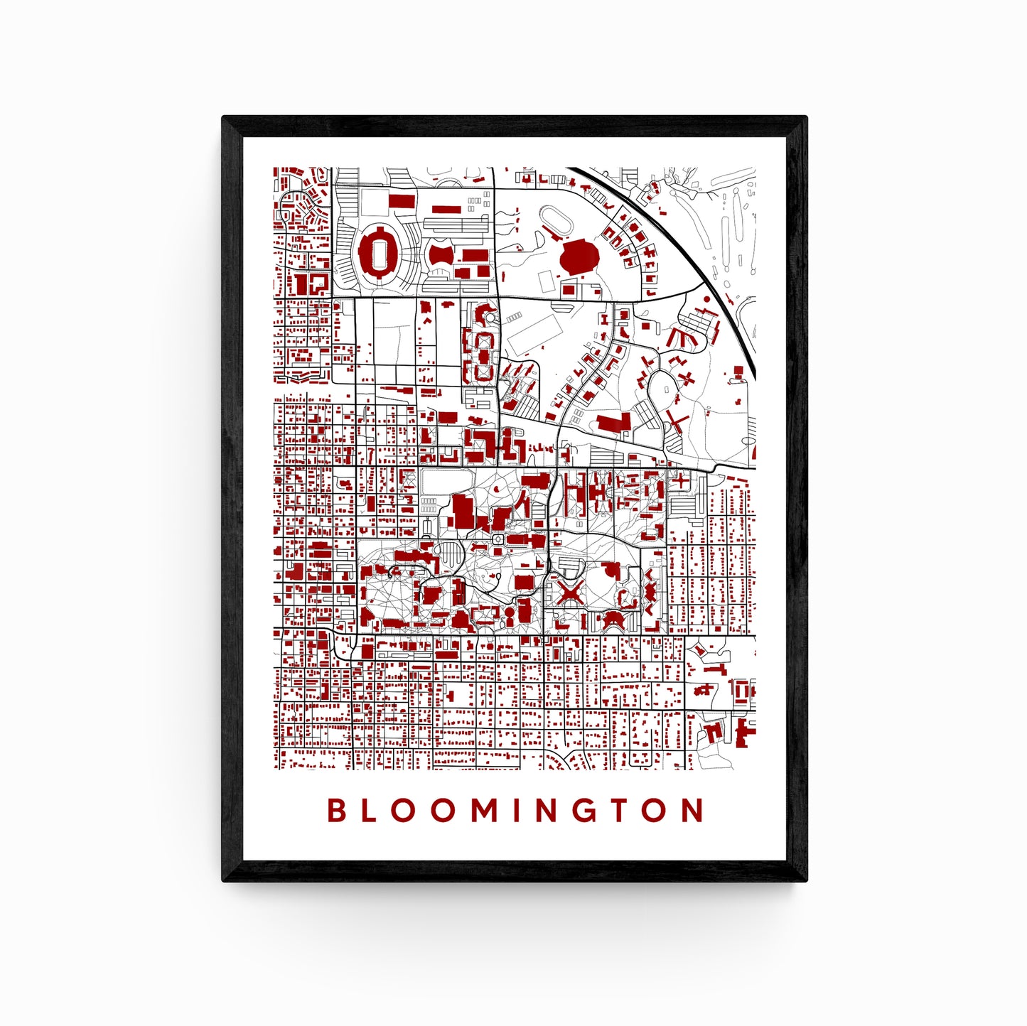 Bloomington Indiana Map
