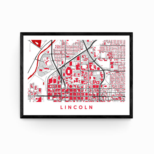 Lincoln Nebraska Map