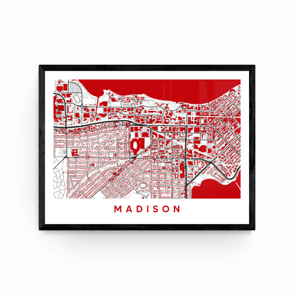 Madison Wisconsin Map