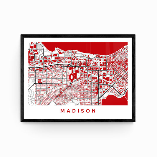 Madison Wisconsin Map