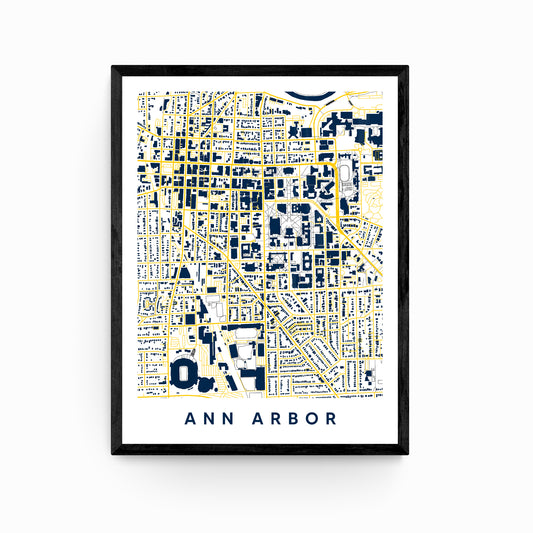 Ann Arbor Michigan Map