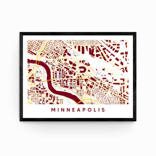Minneapolis Minnesota Map