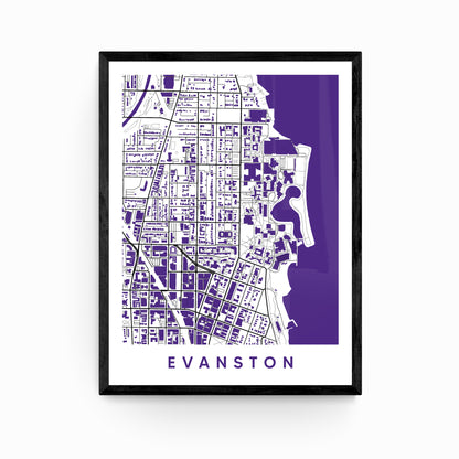 Evanston Illinois Map