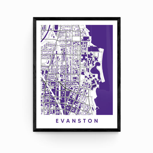 Evanston Illinois Map