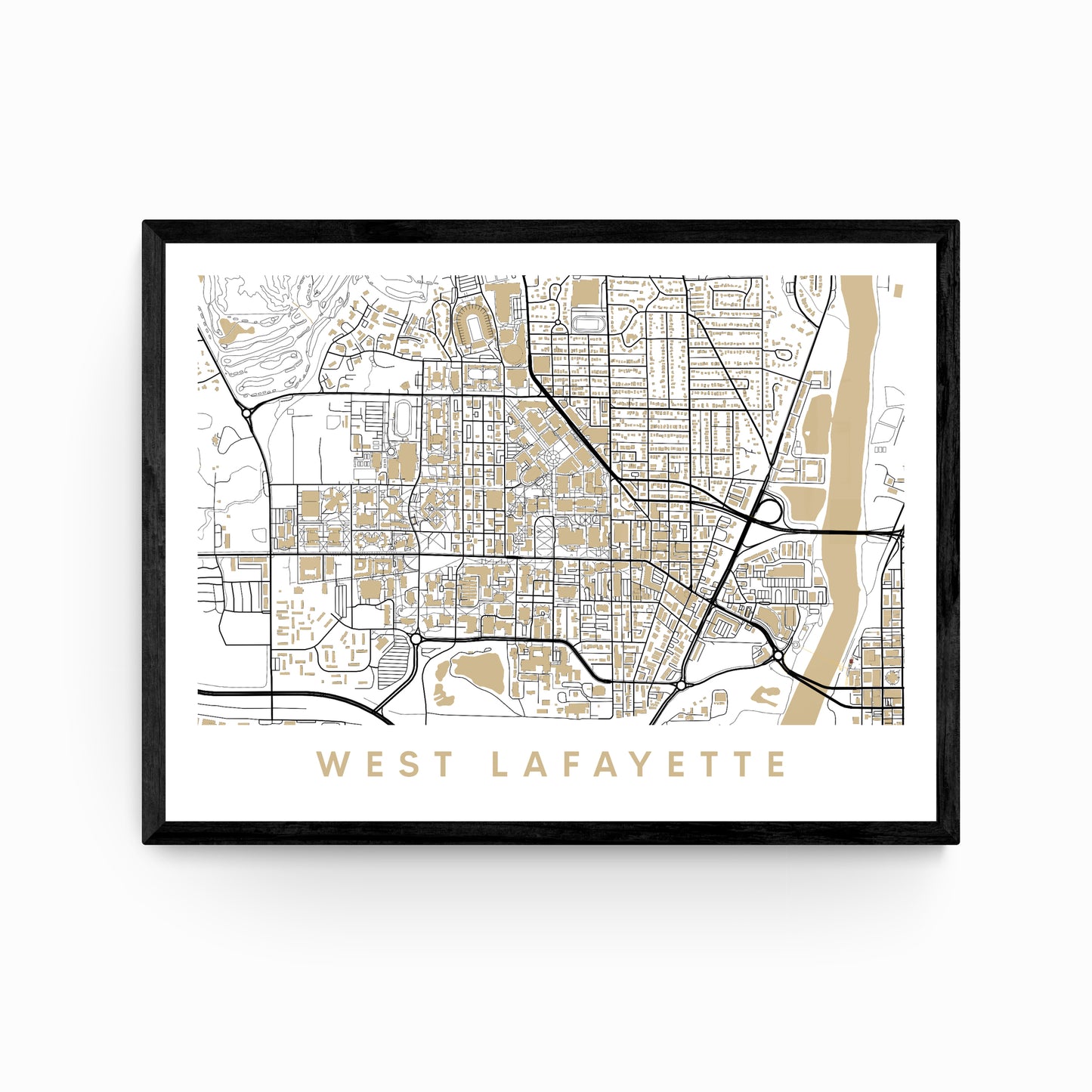 West Lafayette Map
