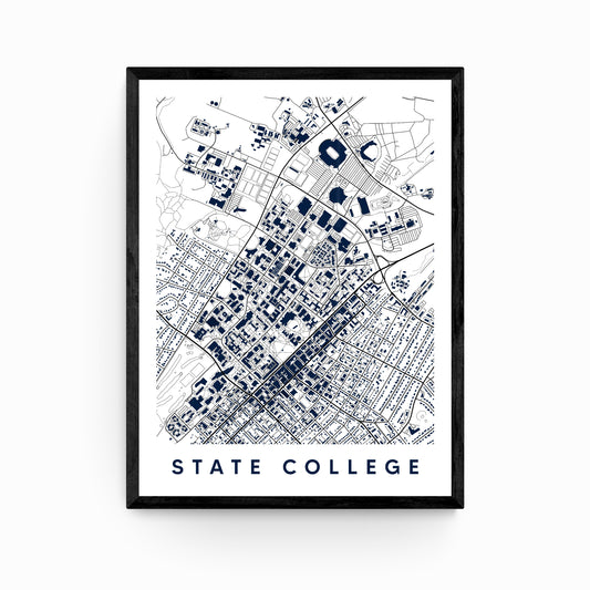 State College Pennsylvania Map