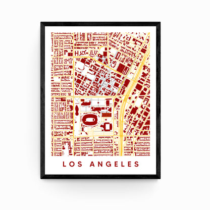 Los Angeles California Map