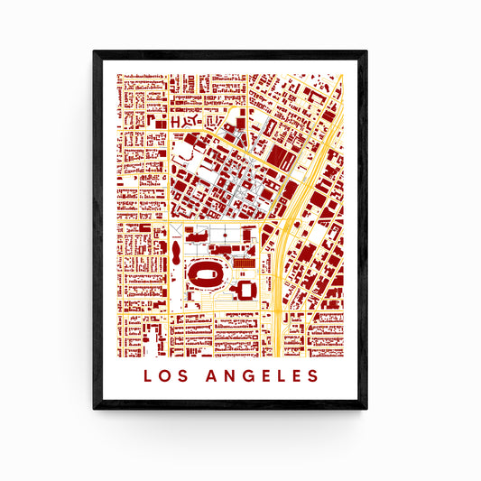 Los Angeles California Map