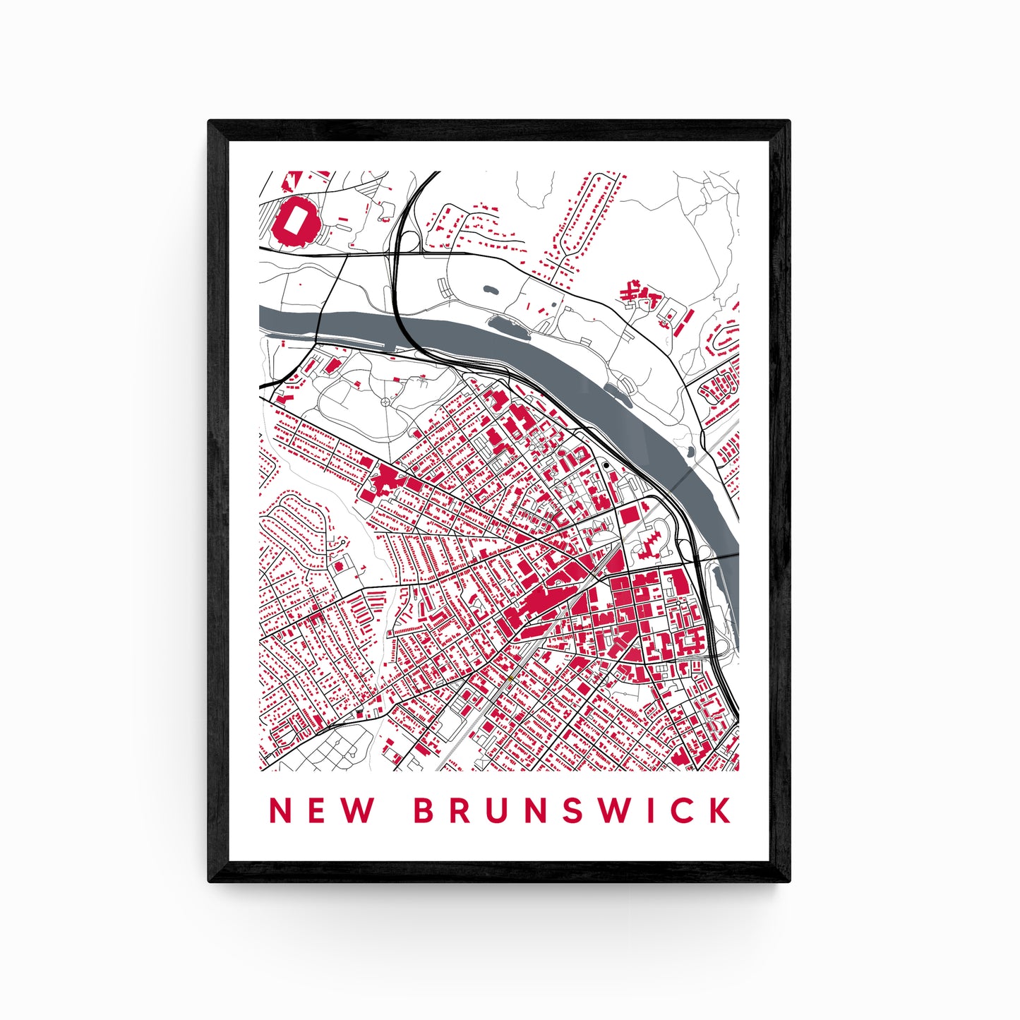 New Brunswick New Jersey Map