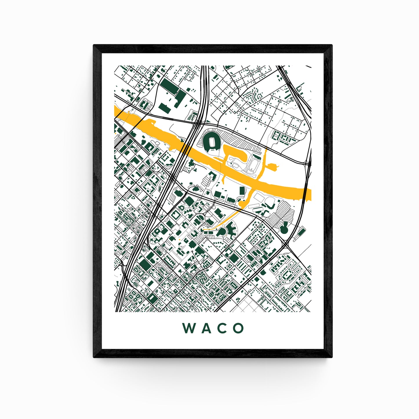 Waco Texas Map