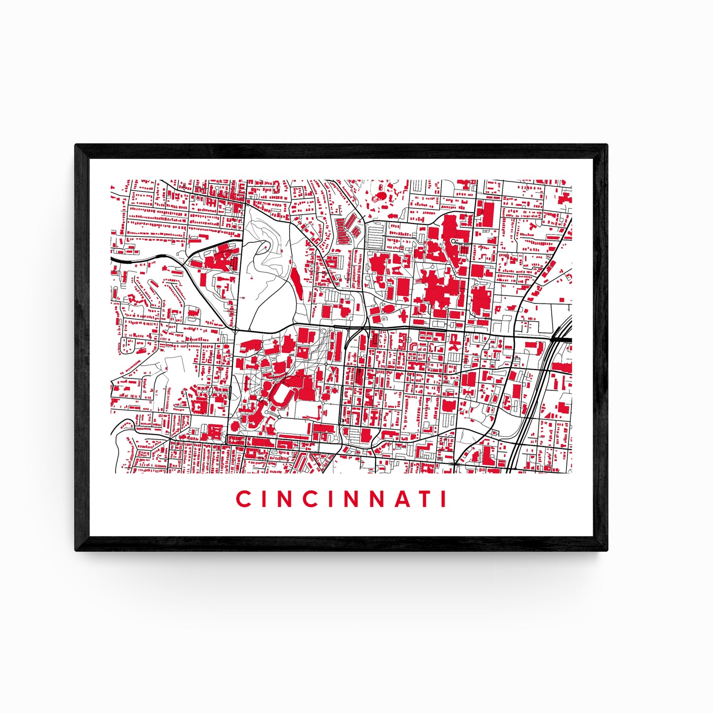 Cincinnati Ohio Map