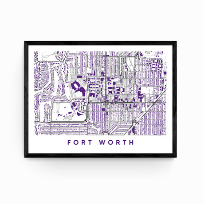 Fort Worth Texas Map