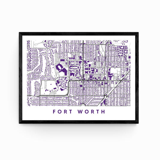Fort Worth Texas Map