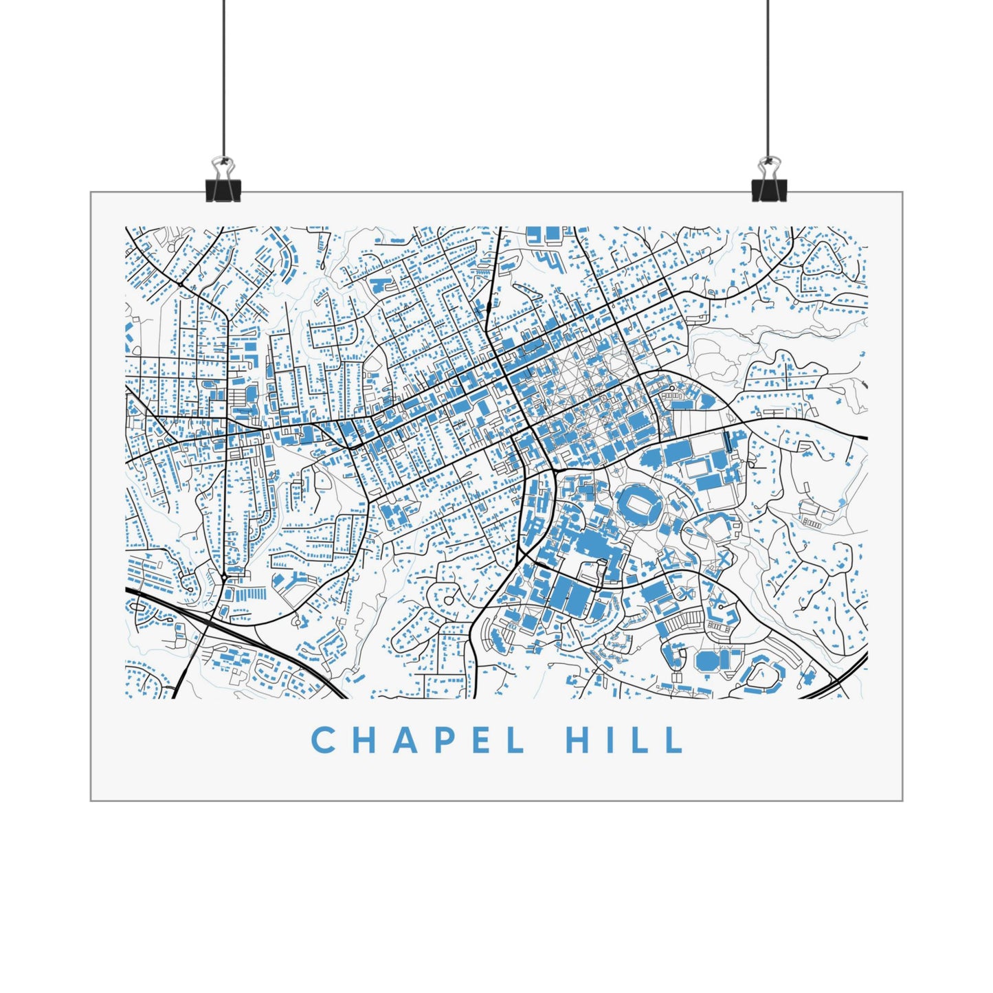 Chapel Hill NC Map