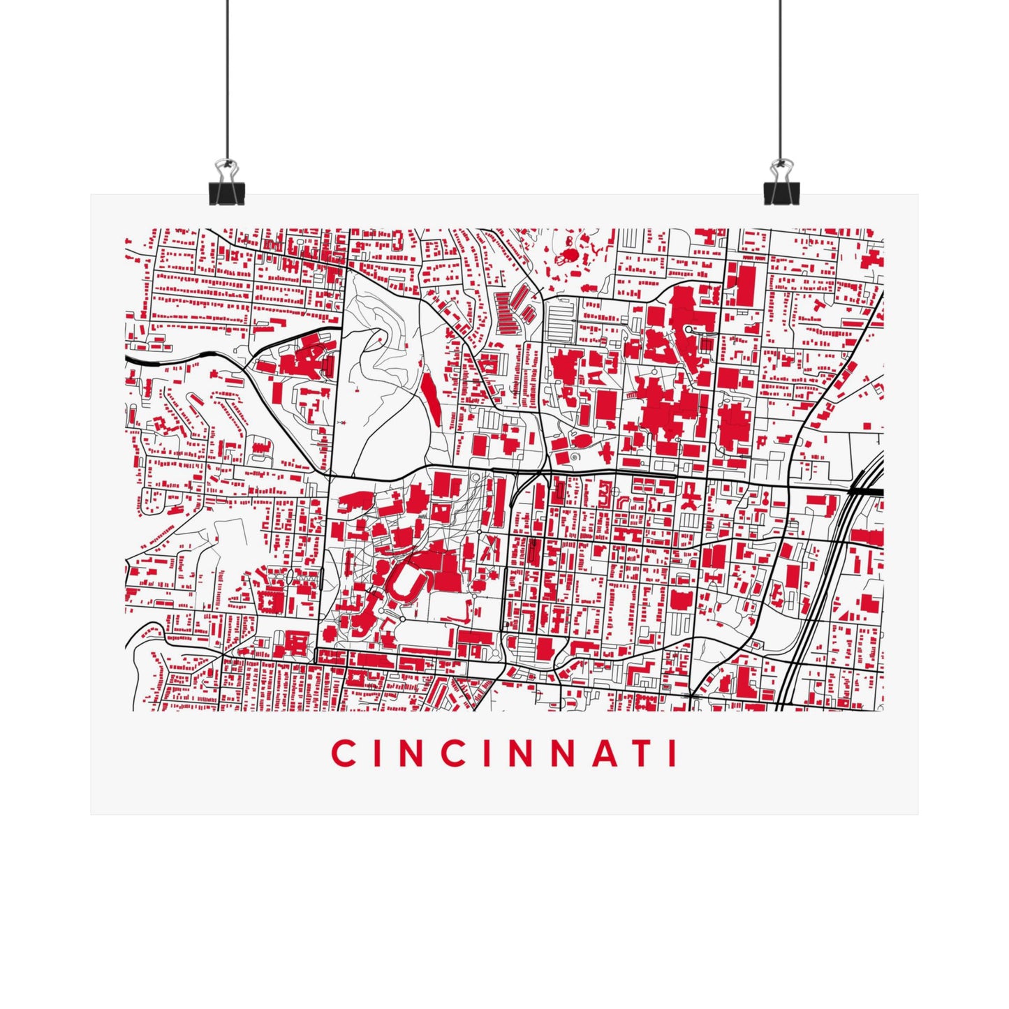Cincinnati Ohio Map