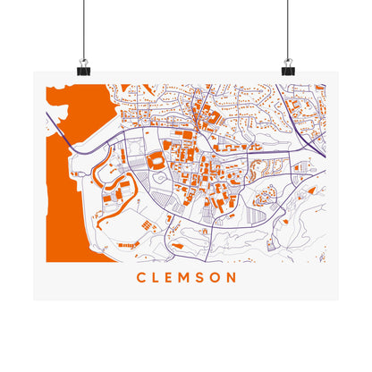 Clemson SC Map