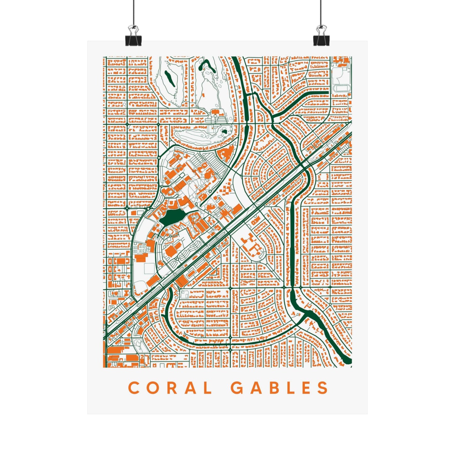 Coral Gables FL Map
